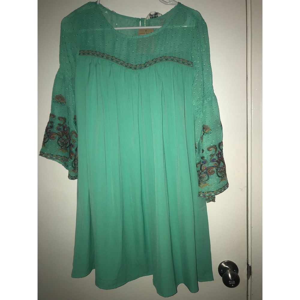 NWT green umgee dress